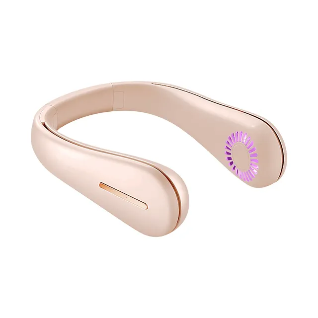 Pink Bladeless Neck Fan