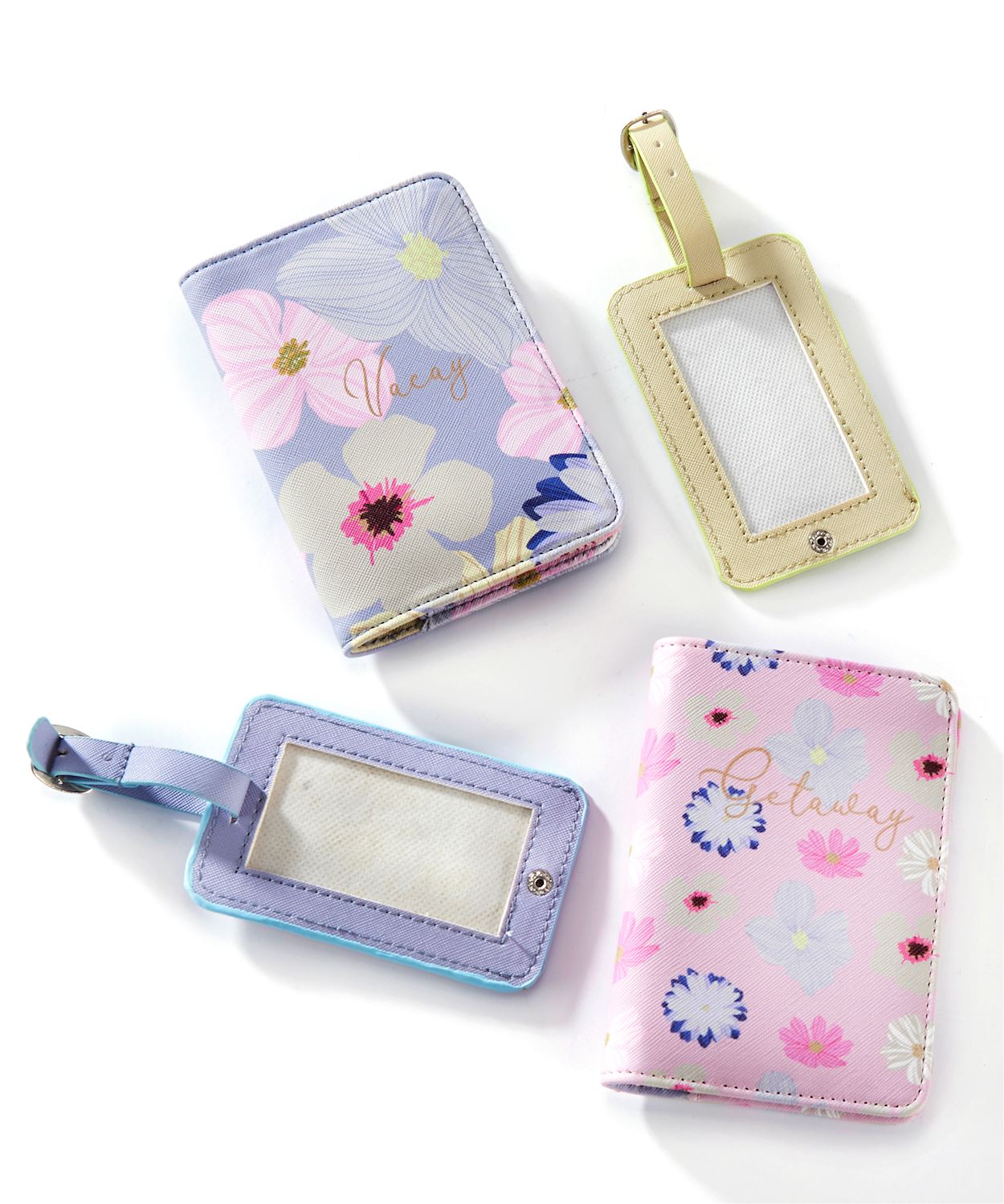 Floral Passport/Luggage set