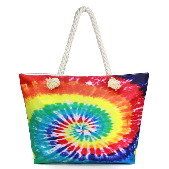 Vibrant Tie Dye Tote Bag