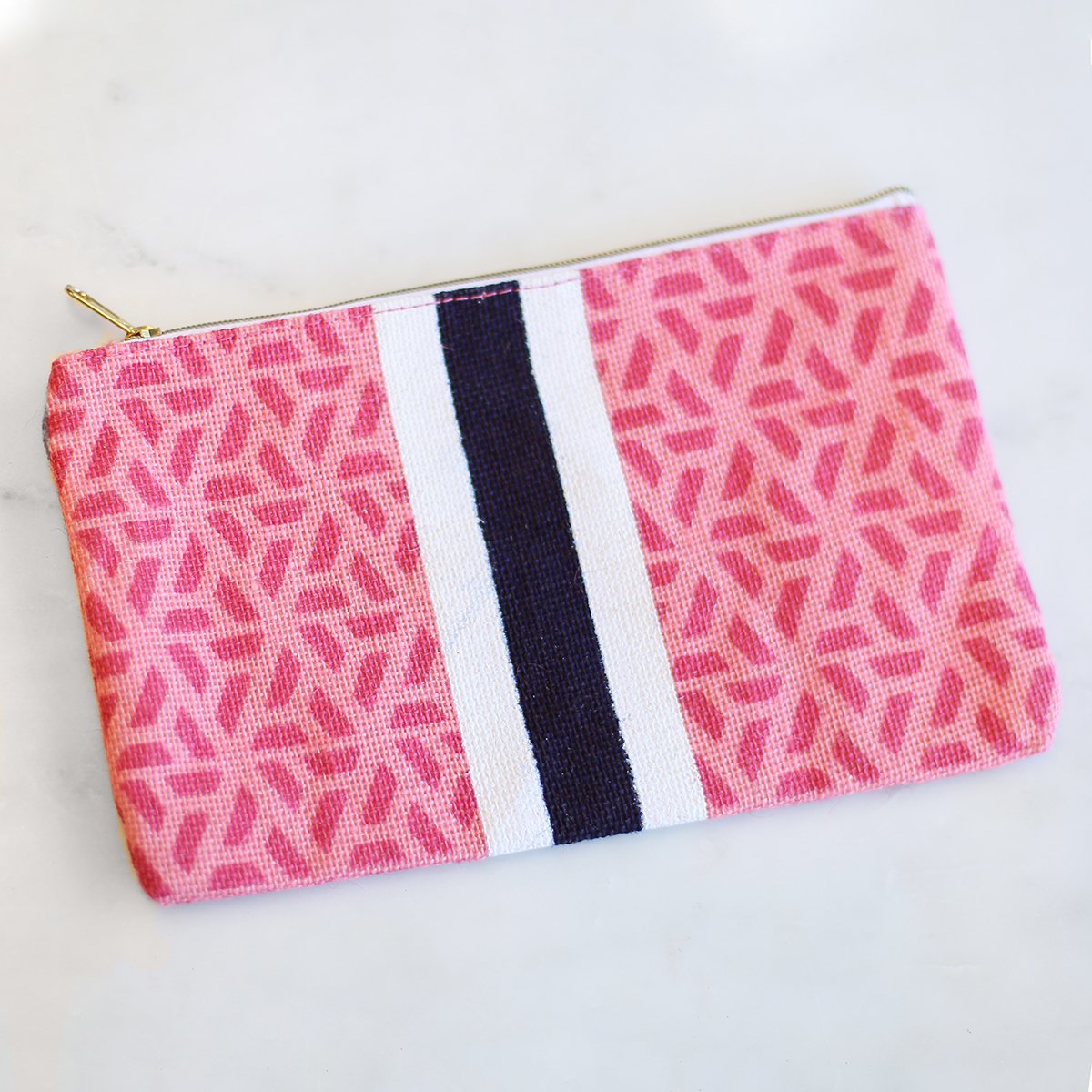 Square geometric Cosmetic Bag