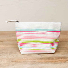Multi Stripe Cosmetic Bag