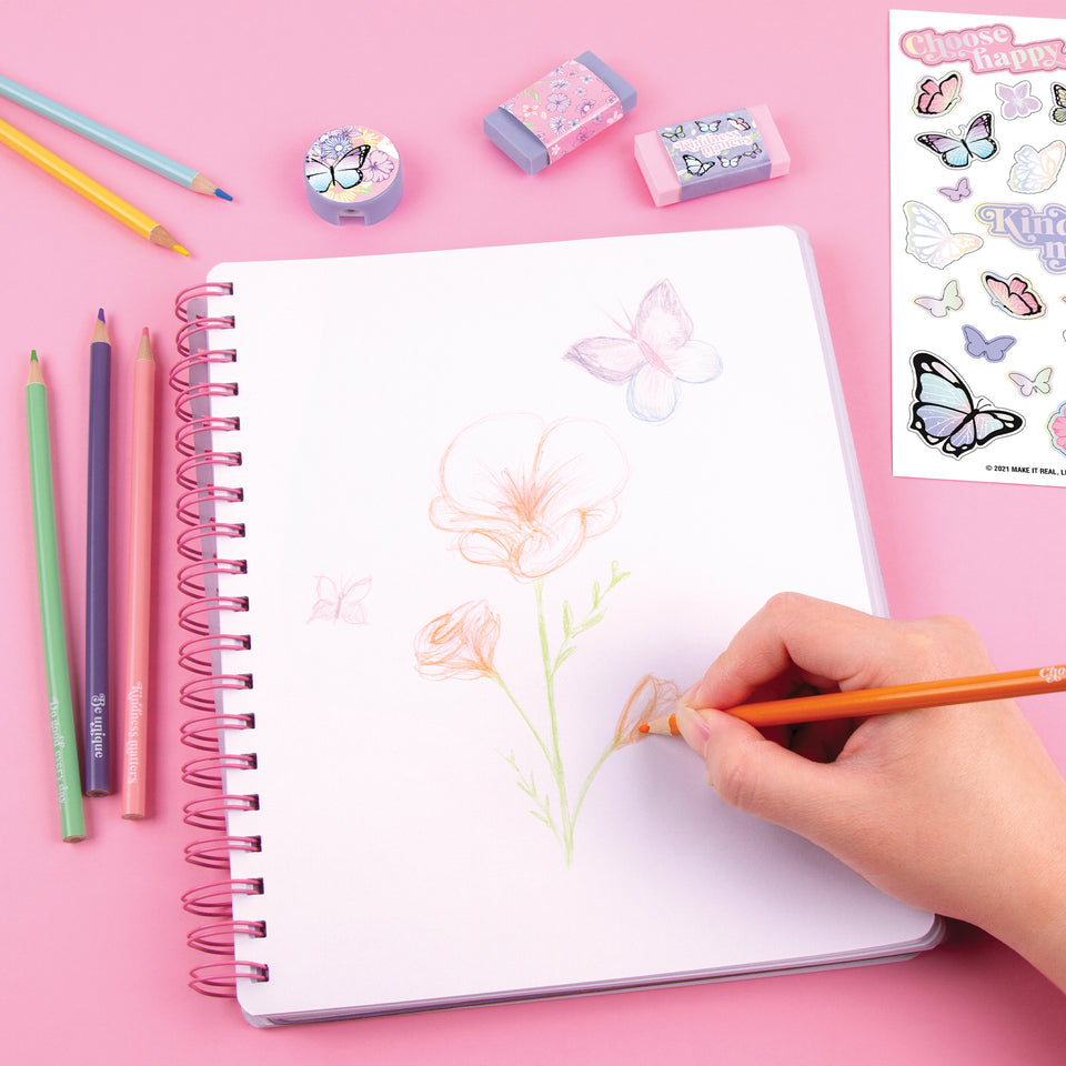 Butterfly Sketchbook Drawing set