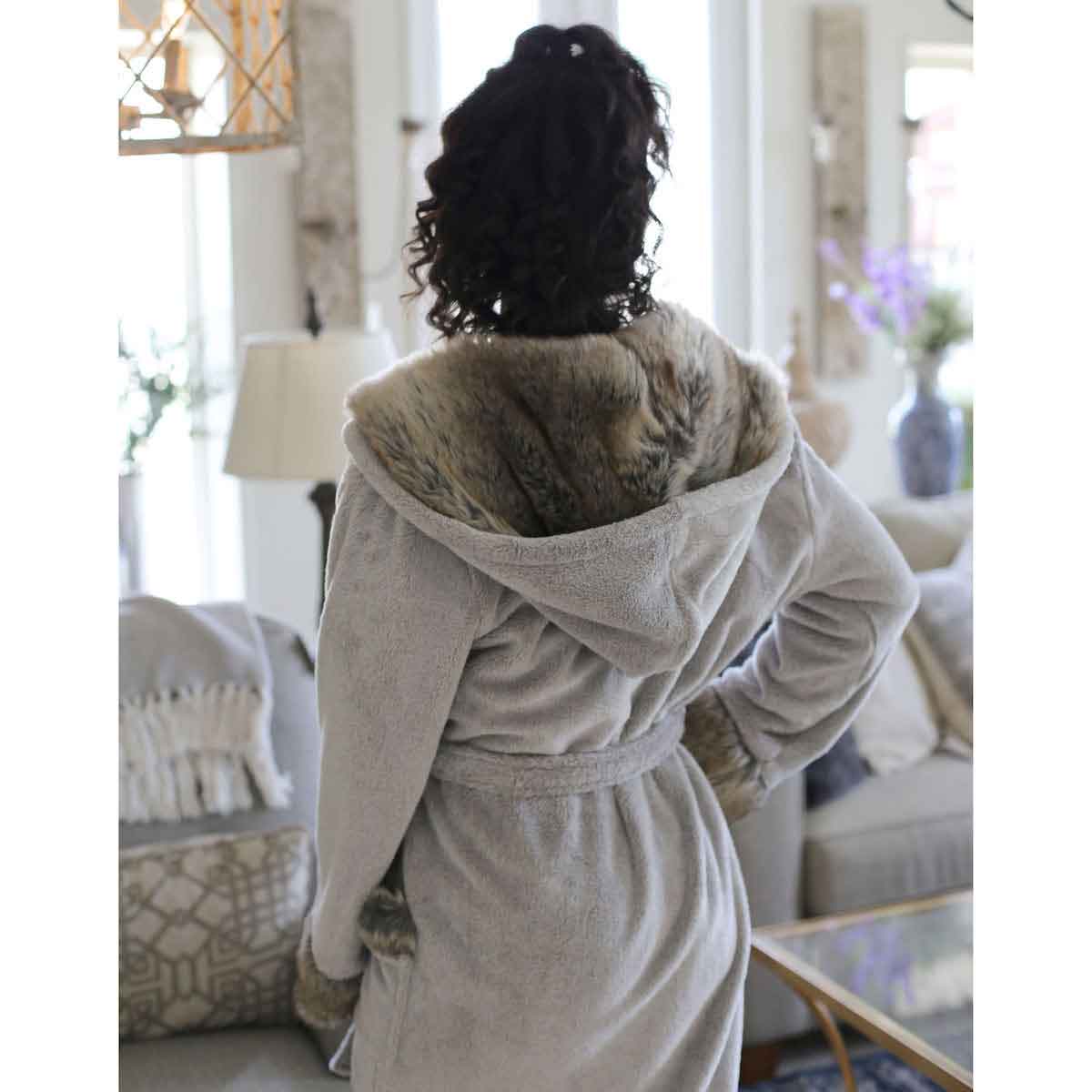 Grey Luxe Robe