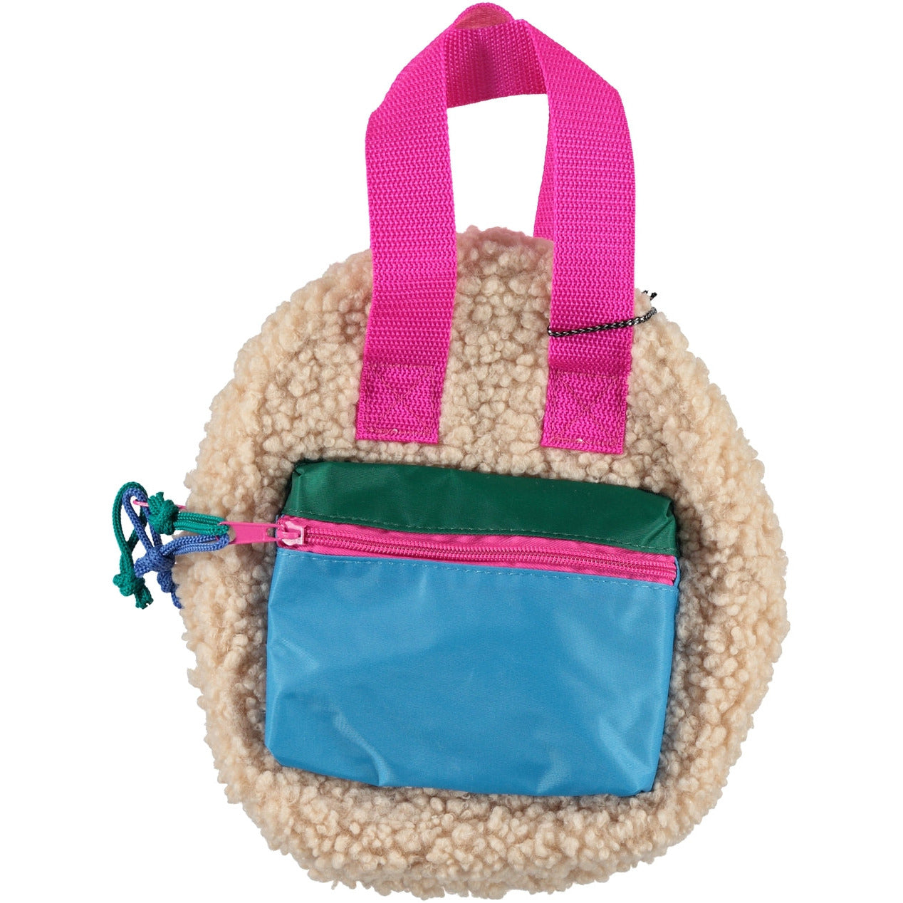 Mini Sherpa Backpack - Cream