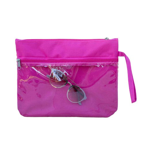 Hot pink Strip Wet Bag