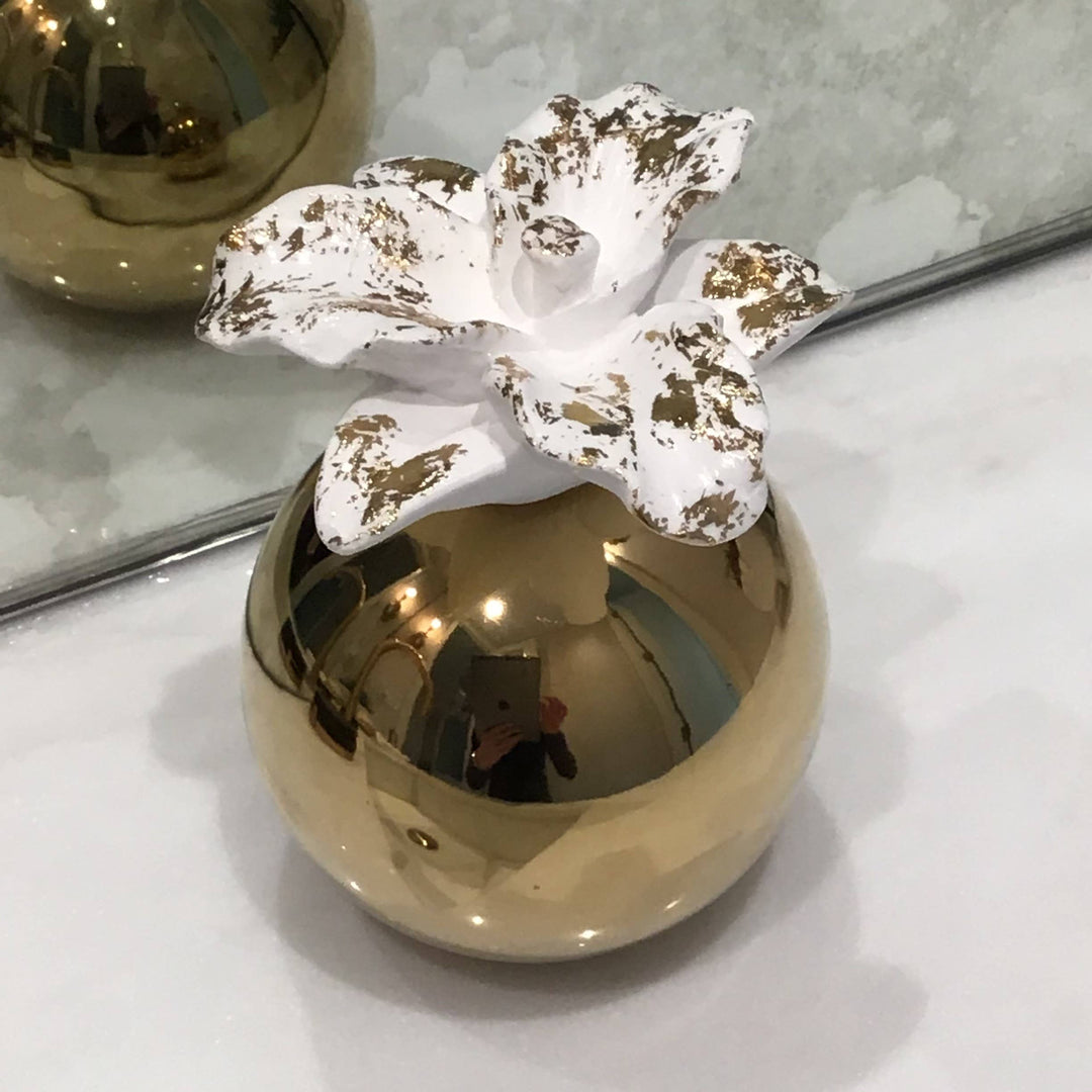 Polished Gold Round Diffuser