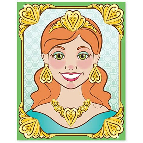Make A face Princess Stickers