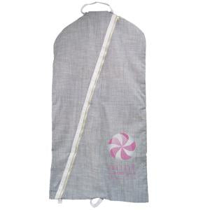 Grey Chambray Garment Bag
