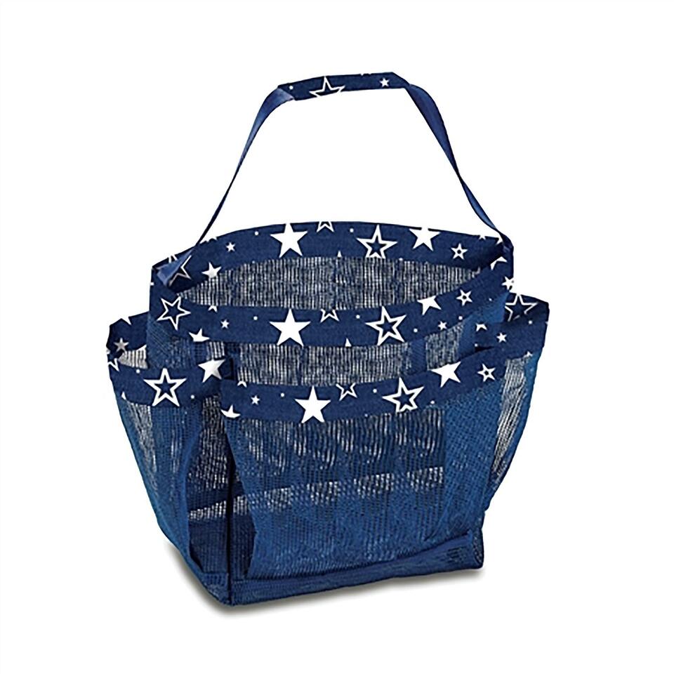 Navy Star Shower Caddy