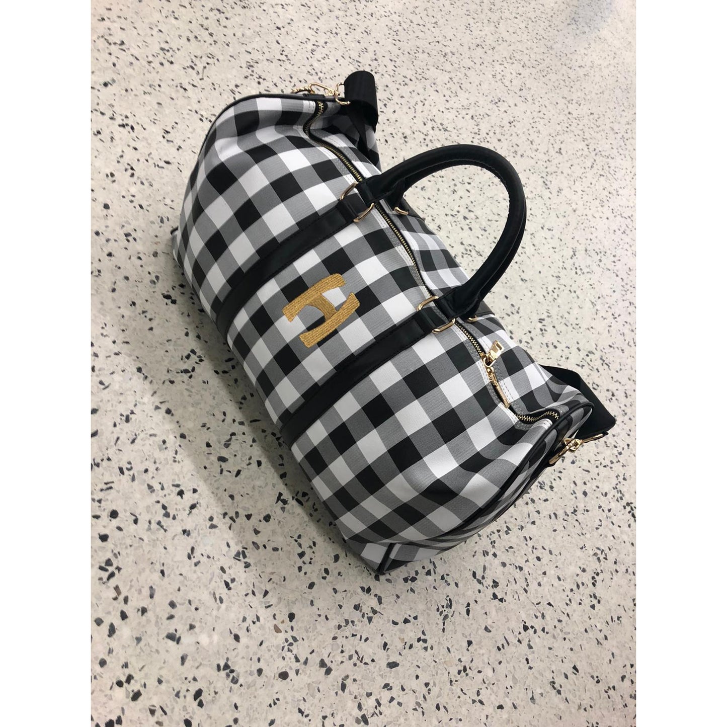 Plaid Duffle