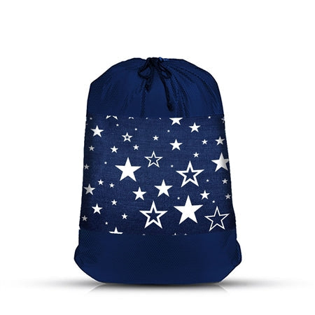 Navy Star Sock Bag