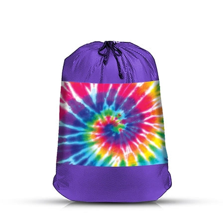 Purple Tie Dye Sock Bag