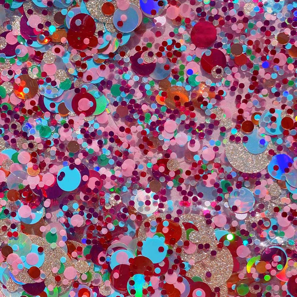 Confetti Luggage Tag