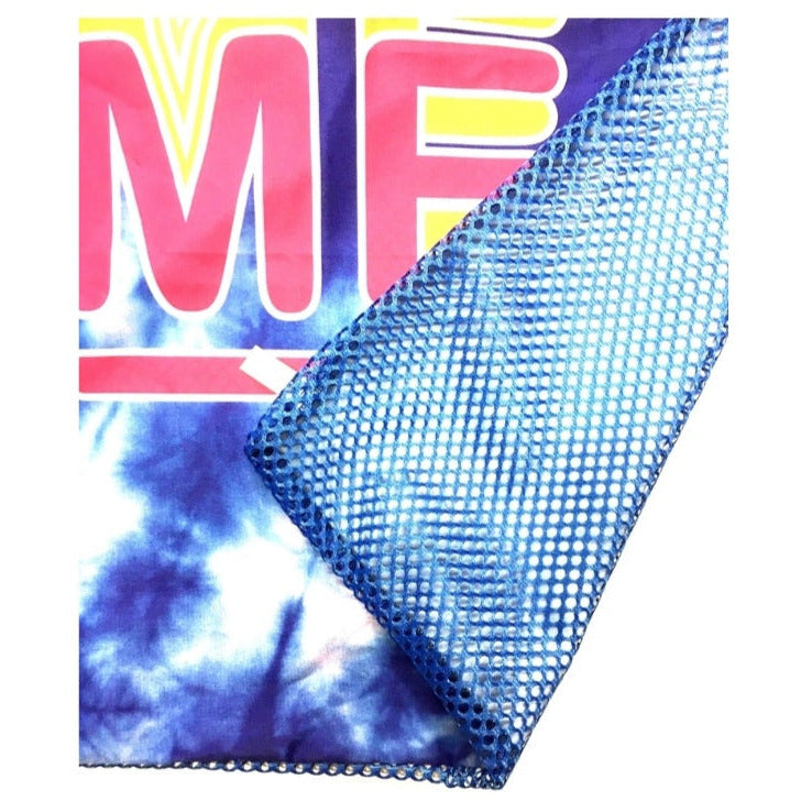 Blue Tie Dye Laundry Bag
