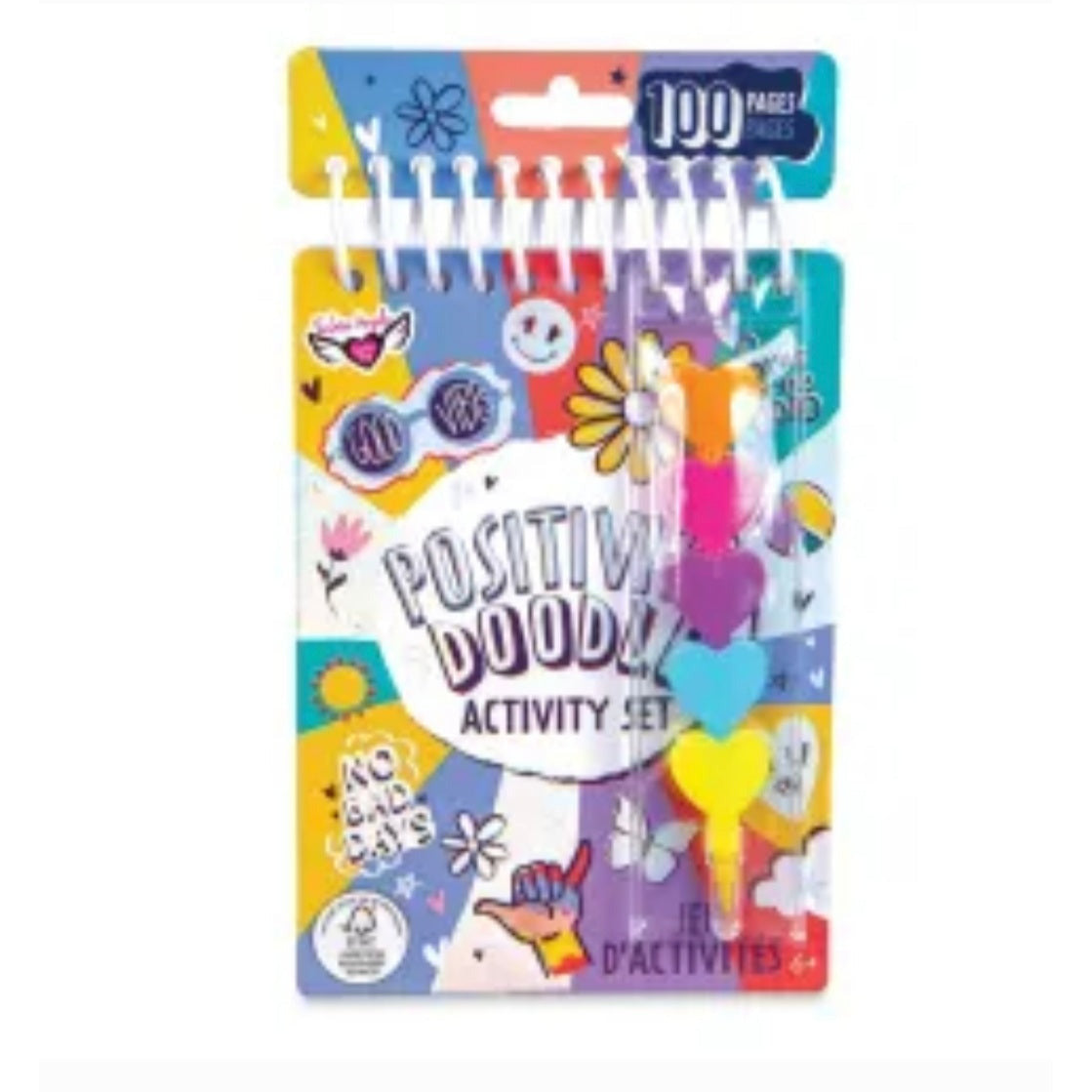 Positivity Doodle notebook