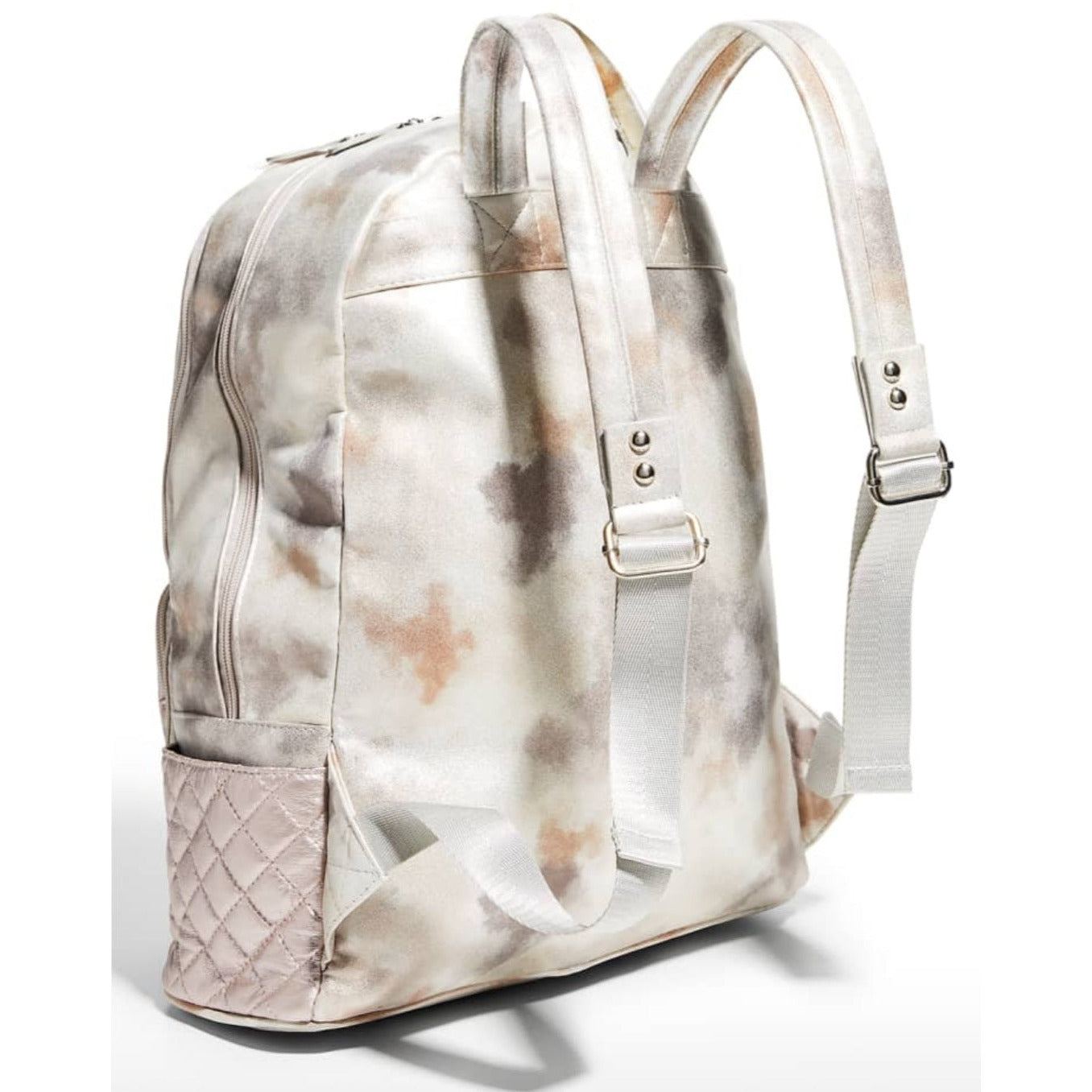 Marble Quilted Backpack