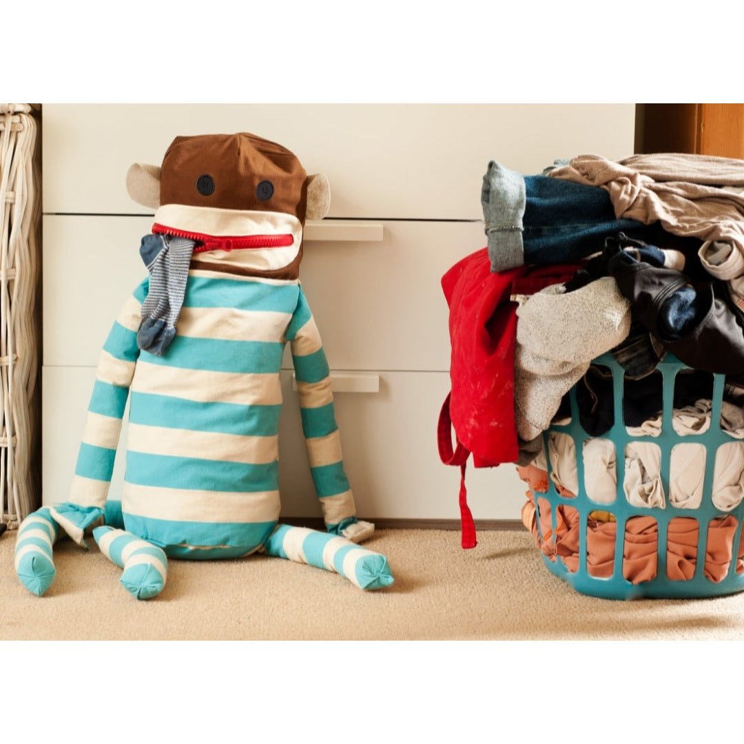 Sock Monkey Laundry Bag