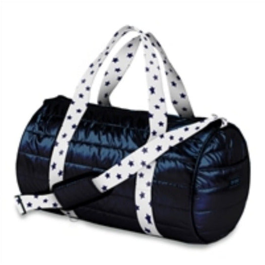 Navy Star Puffer Duffle