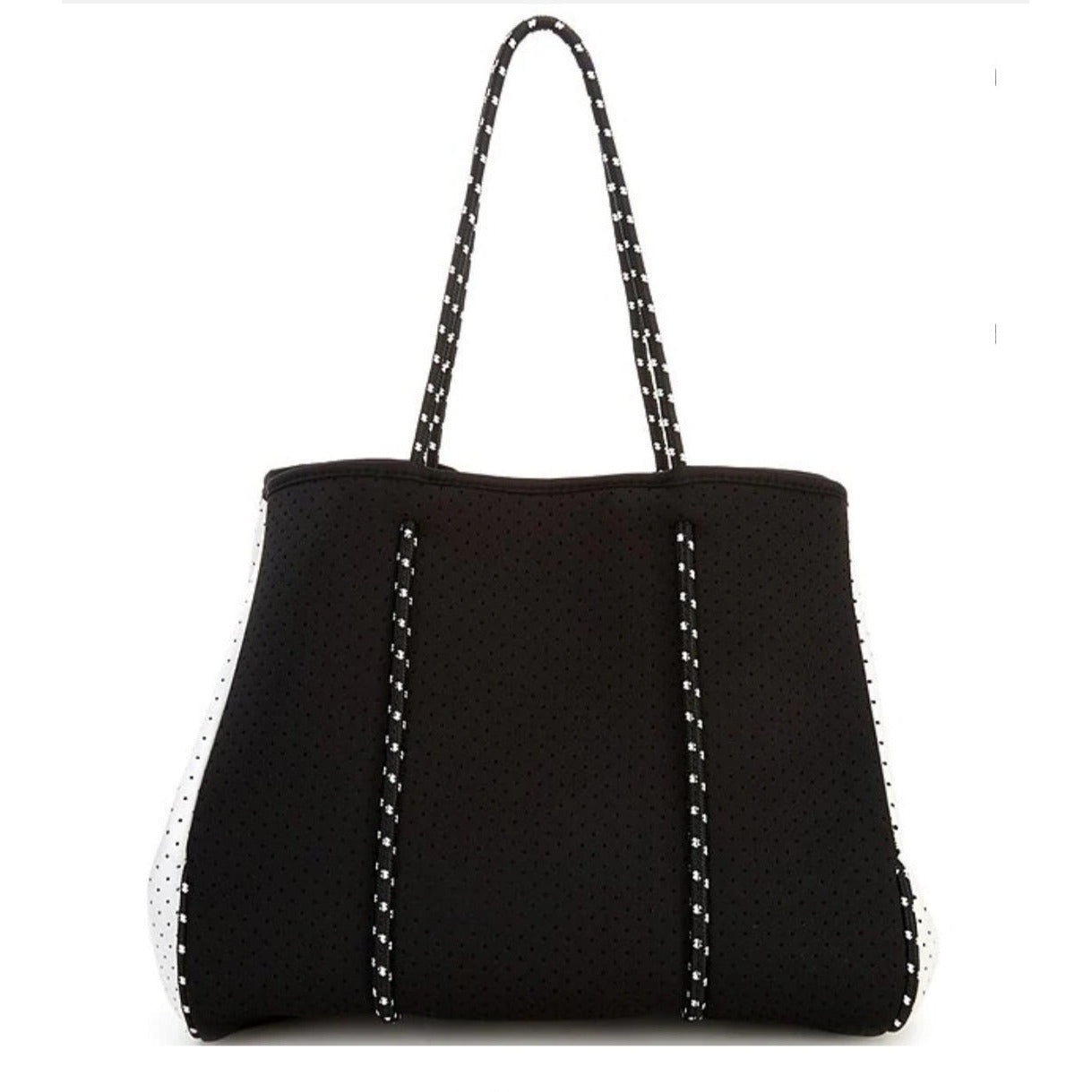 Black + White Tote