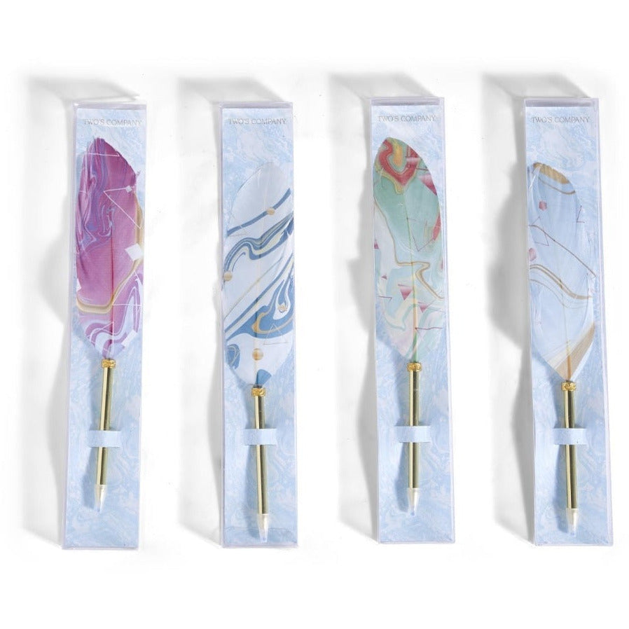 Watercolor Feather Pen