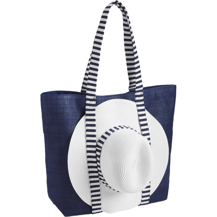 Hat Tote Bag Set Navy