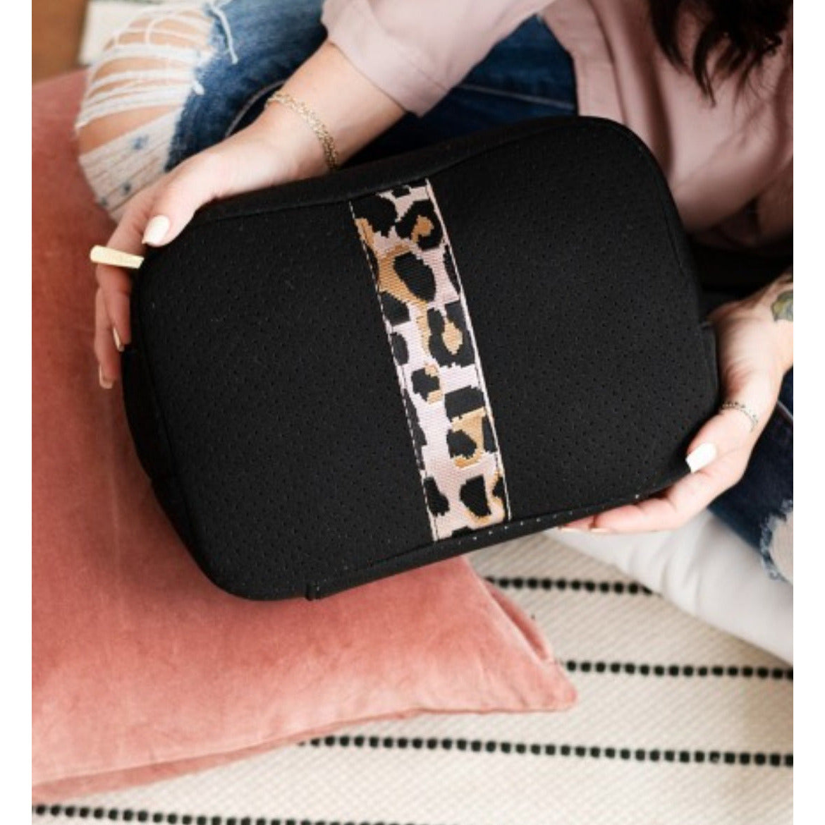 Rose Gold Cosmetic Bag