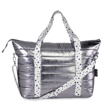 Snowflake Puffer Tote