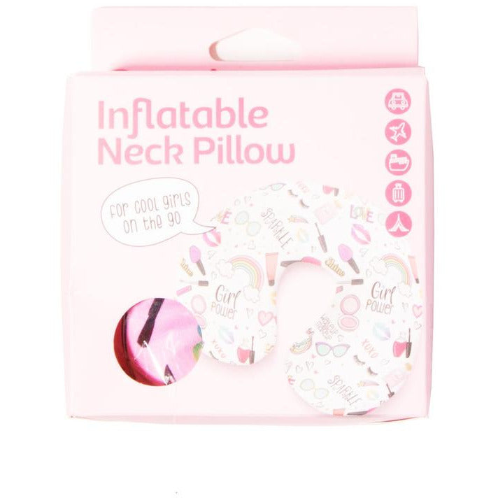 Fun Print Inflatable Neck Pillow