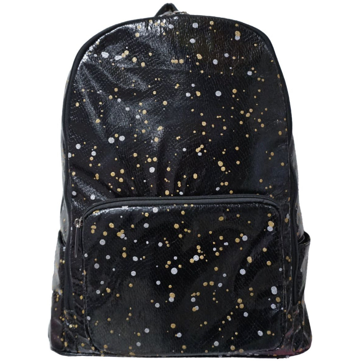 Metallic Black Backpack