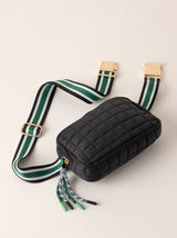 Quilted Belt Bag Black