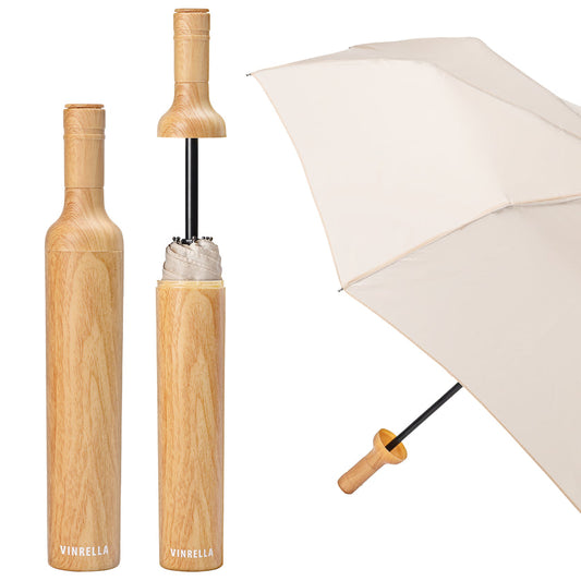 Wine Bottle Umbrella Wood