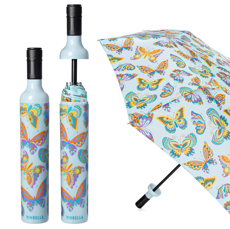 Wine Bottle Umbrella Flutter By