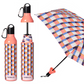 Water Bottle Umbrella- Gingham Pink