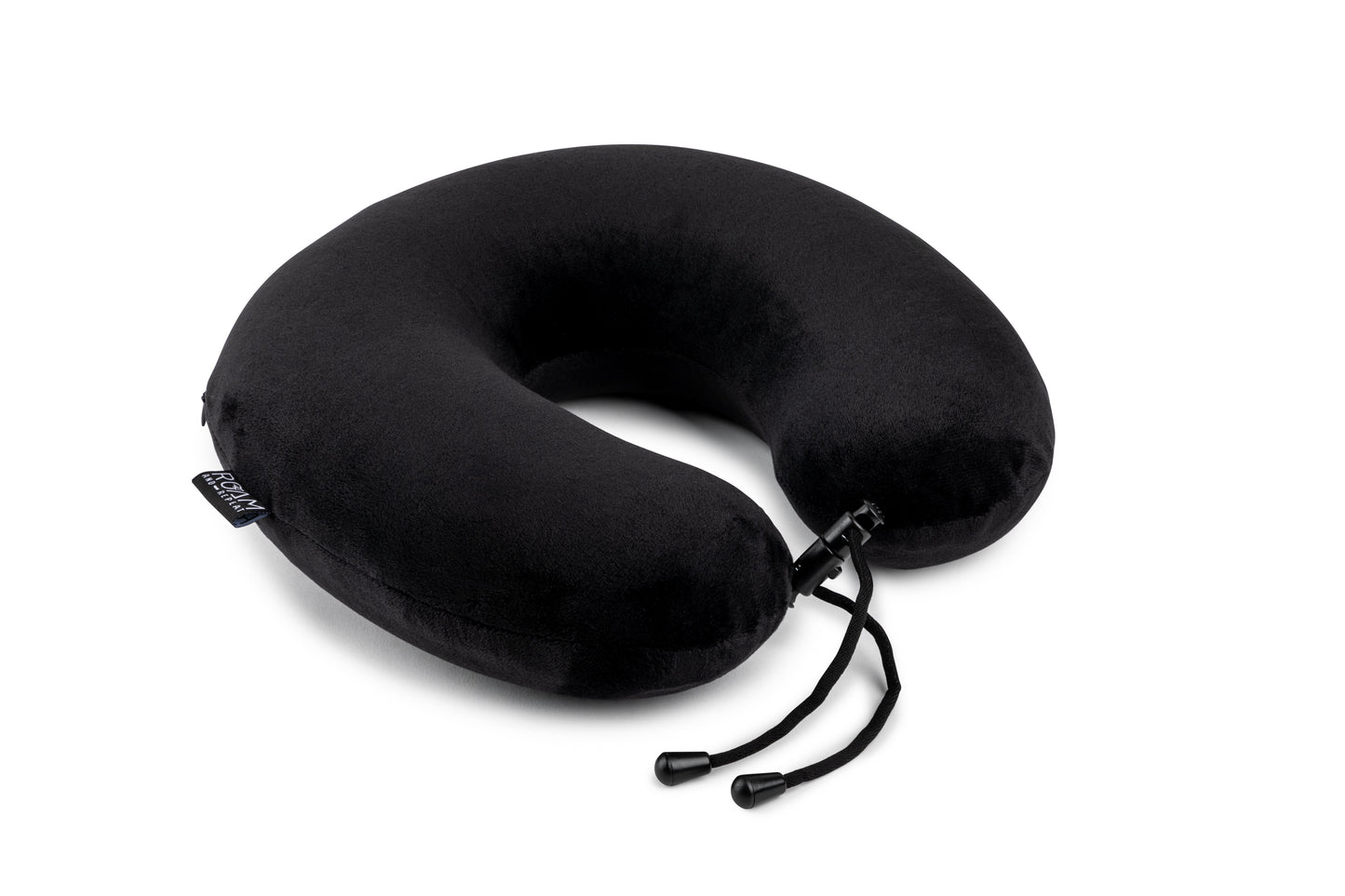 Classic Memory Foam Travel Pillow - Black