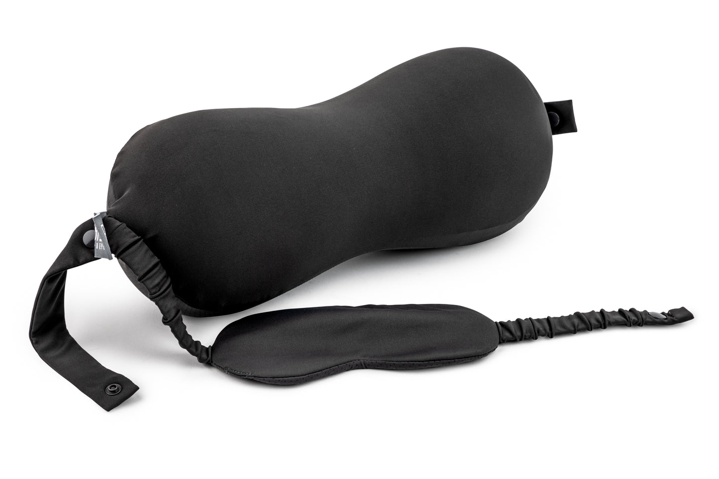 Travel Pillow with Detachable Eye Mask - Gray