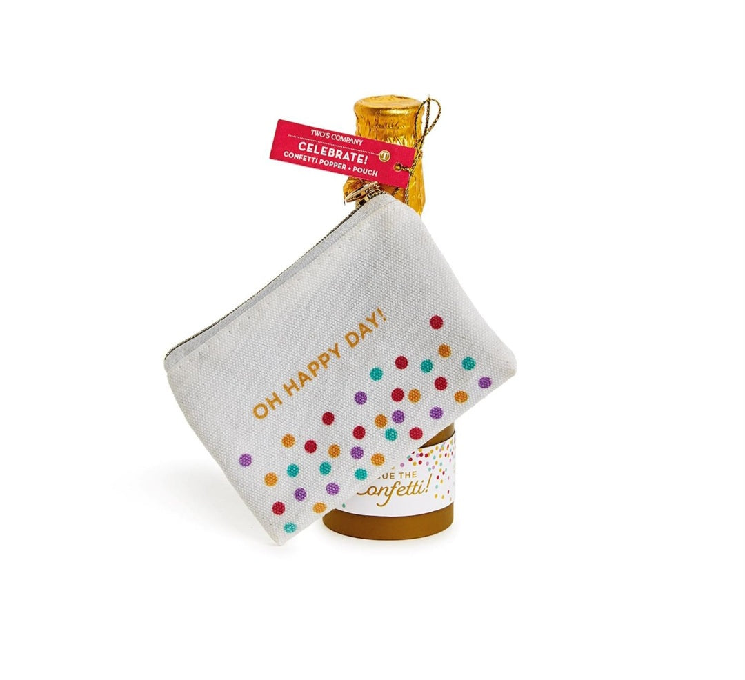 Celebration Champagne Confetti Popper w/Pouch