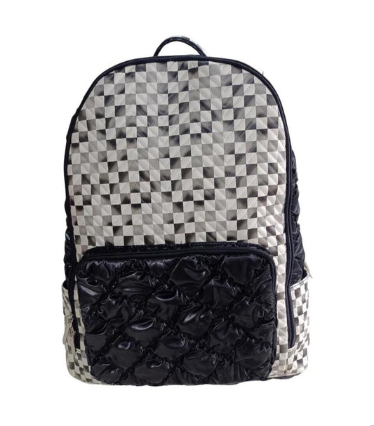 Checked Top Backpack
