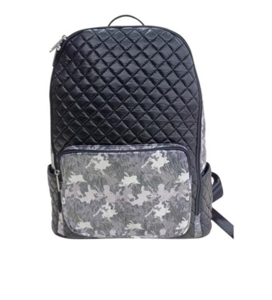 Cameo Pocket Black Backpack