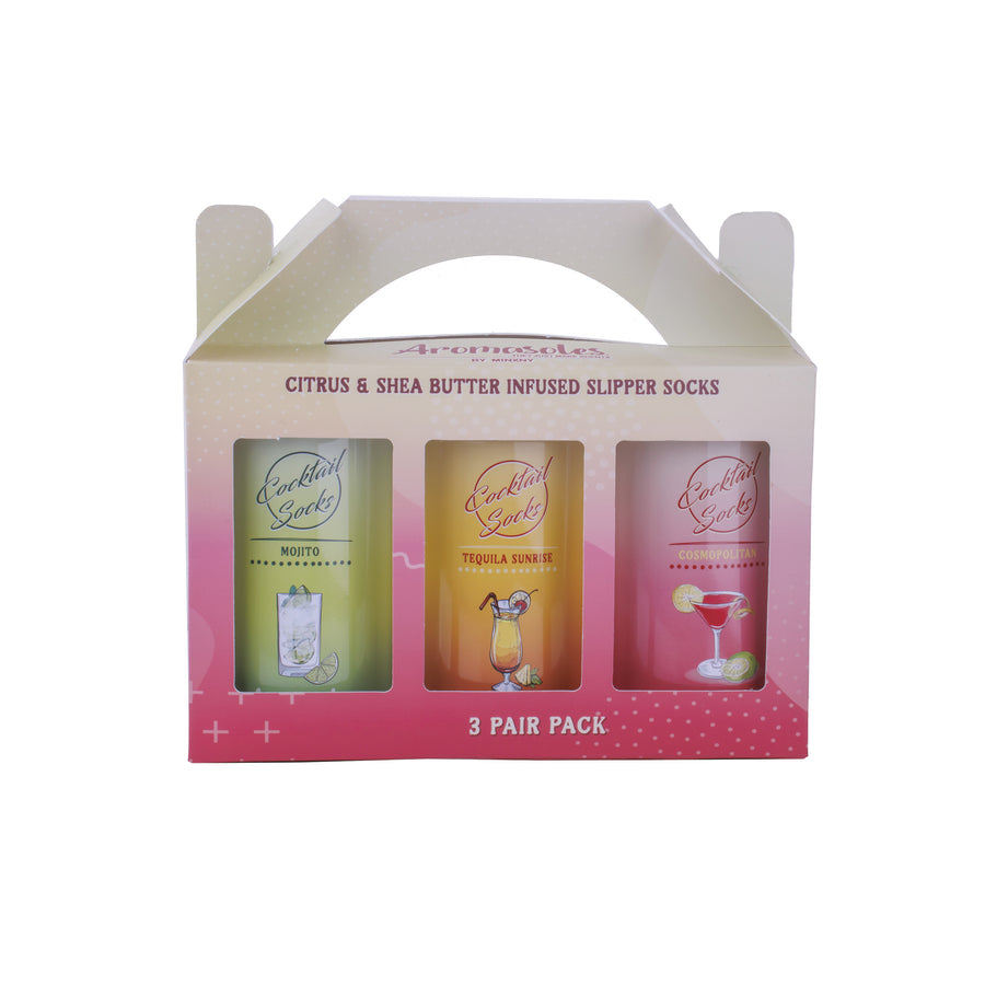 Metro Mixer Gift Set Box - 3 Pairs of Ladies Socks