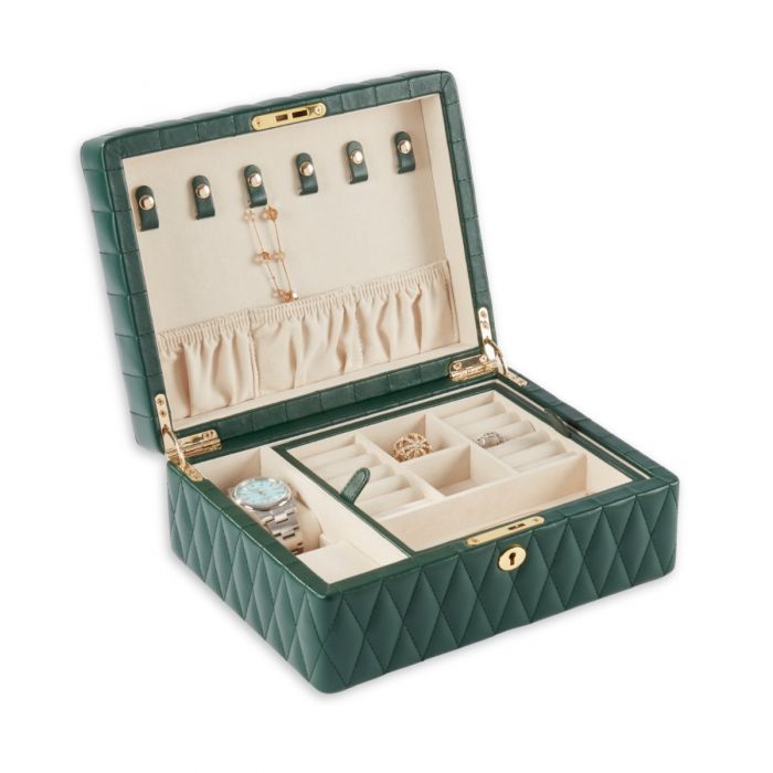 Cora Jewlery Box Green Diamond