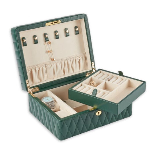 Cora Jewlery Box Green Diamond