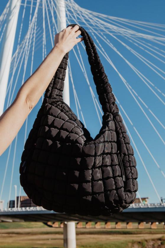 Black Quilted Bag