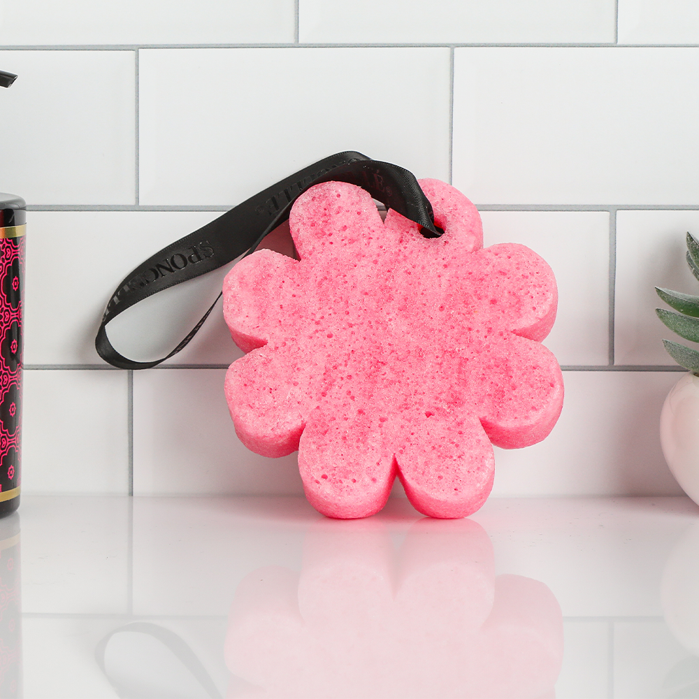 Flower Bath Sponge - Bulgarian Rose