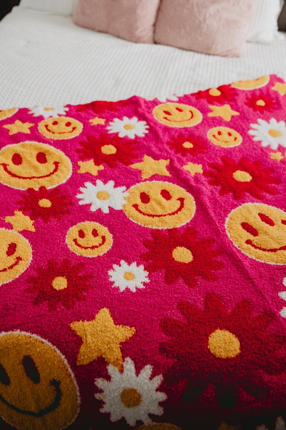 Smile Face Blanket