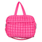 Hot Pink Quilted Duffle