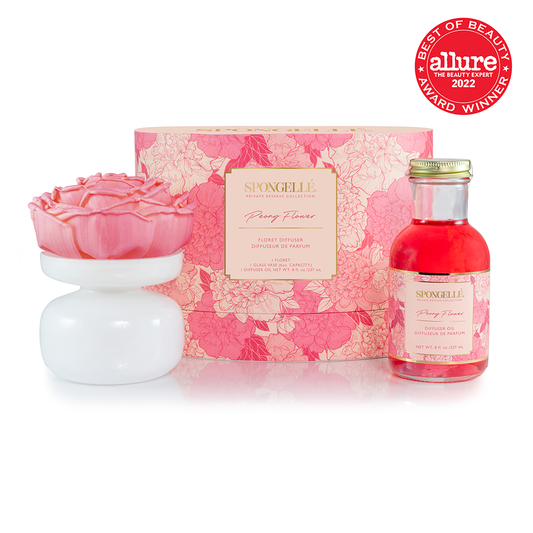 Peony Flower Diffuser Gift Set