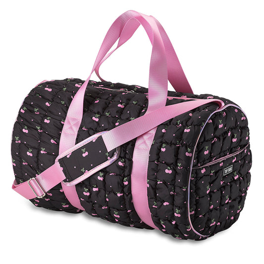 Puffer Duffle Cherry Print