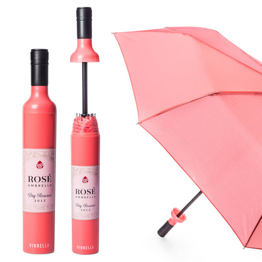 Wine Bottle Umbrella Rose`