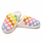 Rainbow Checker Slippers