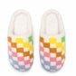 Rainbow Checker Slippers